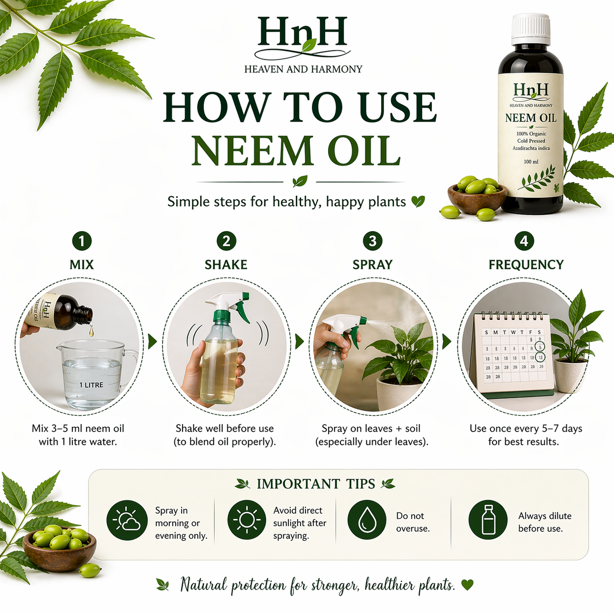 HnH Neem oil ( 100 ml )