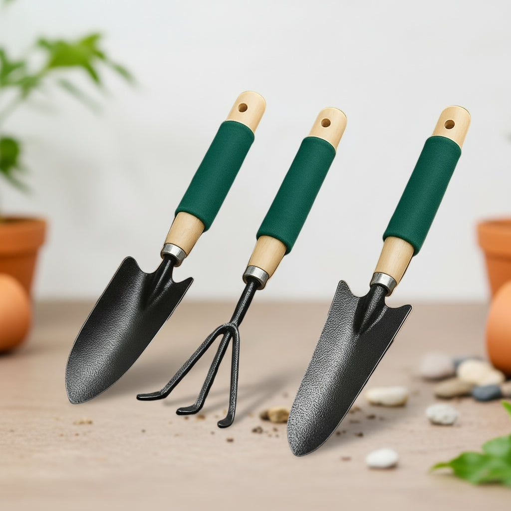 Heavy duty gardening tools combo